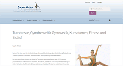 Desktop Screenshot of gym-wear.ch